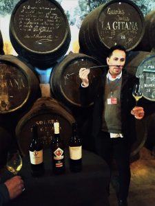 7 z Sherry tour venencia